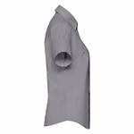 Russell Collection Kurzarm-Hemd Oxford Kollektion für Damen, Black XS, Z933F – Bild 5
