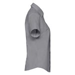 Russell Collection Kurzarm-Hemd Oxford Kollektion für Damen, Black M, Z933F – Bild 5