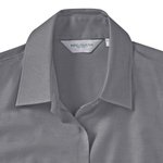Russell Collection Kurzarm-Hemd Oxford Kollektion für Damen, Black M, Z933F – Bild 6