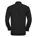 Russell Collection Langarm-Hemd Polycotton mit Brusttasche, Black 3XL (47/48), Z934 – Bild 4