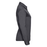Russell Collection Klassische Popeline-Bluse mit Brusttasche, Black XS, Z934F – Bild 5