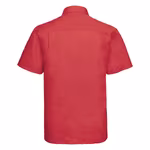 Russell Collection Short-Sleeve Shirt Polycotton with Chest Pocket, Black 3XL (47/48), Z935 – image 4