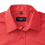 Russell Collection Short-Sleeve Shirt Polycotton with Chest Pocket, Black 3XL (47/48), Z935 – image 6
