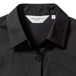 Russell Collection Klassisches Kurzarmhemd aus Polycotton, Black XS, Z935F – Bild 6