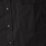 Russell Collection Langarmhemd aus gekämmter Baumwolle mit Brusttasche, Black 3XL (47/48), Z936 – Bild 7