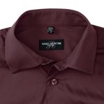 Russell Collection Körperbetontes Stretch-Hemd mit Kragen, Black 3XL (47/48), Z946 – Bild 6
