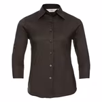 Russell Collection 3/4-Sleeve Blouse with Stretch Fabric, Black XS, Z946F – image 3