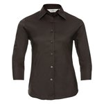 Russell Collection 3/4-Ärmel Bluse mit Stretch-Material, Black XS, Z946F – Bild 3
