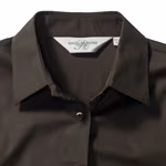 Russell Collection 3/4-Sleeve Blouse with Stretch Fabric, Black XS, Z946F – image 6