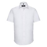Russell Collection Körperbetontes Kurzarmhemd mit Stretch, Black 3XL (47/48), Z947 – Bild 3