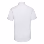 Russell Collection Camicia a maniche corte aderente con Stretch, Port L (41/42), Z947 – immagine 4