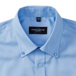 Russell Collection Bügelfreies Baumwoll-Mikro-Twill Hemd, Black 3XL (47/48), Z956 – Bild 6