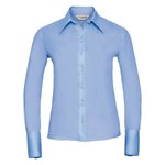 Russell Collection Baumwoll-Mikro-Twill Hemd, tailliert, Black XS, Z956F – Bild 3