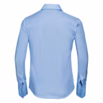 Russell Collection Camicia in Cotone Micro-Twill, sagomata, Black XS, Z956F – immagine 4
