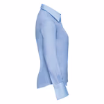 Russell Collection Camicia in Cotone Micro-Twill, sagomata, Black XS, Z956F – immagine 5