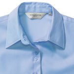 Russell Collection Baumwoll-Mikro-Twill Hemd, tailliert, Black XS, Z956F – Bild 6