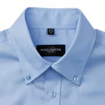 Russell Collection Wrinkle-Free Cotton Shirt with Chest Pocket, Black 3XL (47/48), Z957 – image 6