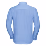 Russell Collection Camicia in Cotone stiro facile con rinforzo colletto, Black 3XL (47/48), Z958 – immagine 4