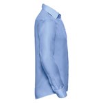 Russell Collection Bügelfreies Baumwollhemd mit Kragenverstärkung, Black 3XL (47/48), Z958 – Bild 5