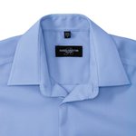 Russell Collection Bügelfreies Baumwollhemd mit Kragenverstärkung, Black 3XL (47/48), Z958 – Bild 6