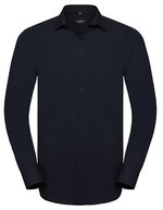 Russell Collection Langarmhemd mit körperbetontem Schnitt, Black 3XL (47/48), Z960 – Vif Marine
