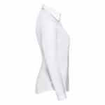 Russell Collection Slim Fit Herringbone Business-Hemd, Light Blue L, Z962F – Bild 5