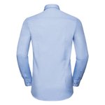 Russell Collection Langarm-Hemd mit Kontrastdetails und Slim-Fit, Light Blue/Mid Blue 3XL (47/48), Z964 – Bild 3