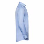Russell Collection Langarm-Hemd mit Kontrastdetails und Slim-Fit, Light Blue/Mid Blue 3XL (47/48), Z964 – Bild 4