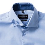 Russell Collection Langarm-Hemd mit Kontrastdetails und Slim-Fit, Light Blue/Mid Blue 3XL (47/48), Z964 – Bild 5