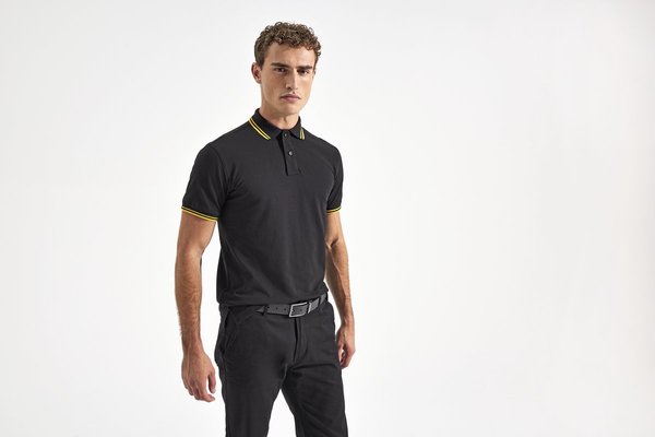 Polo Coupe Classique à Lisérés pour Homme