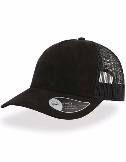 Atlantis Rapper Suede Cap mit Mesh-Detail
