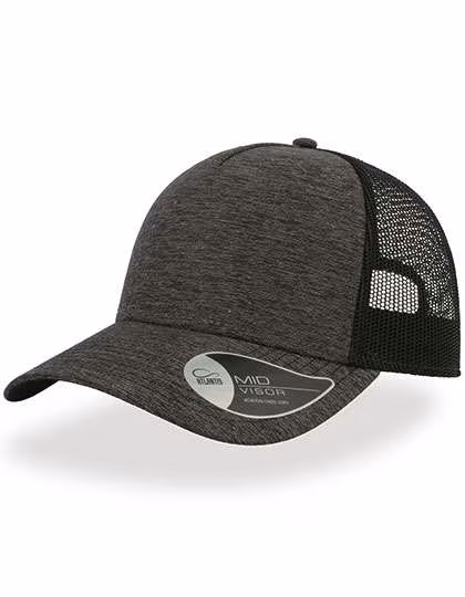 Atlantis Rapper Melange Cap mit Mesh-Detail
