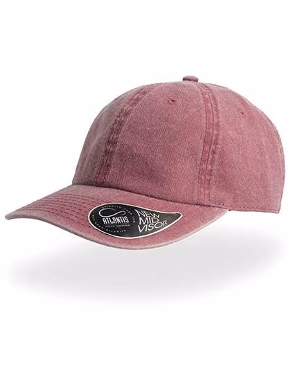 Atlantis Baumwoll-6-Panel-Cap mit Metallverschluss