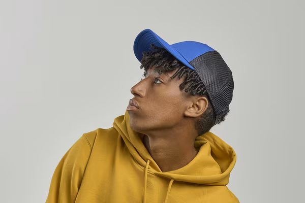 Atlantis Recycelte Baumwoll-Canvas Cap mit Mesh