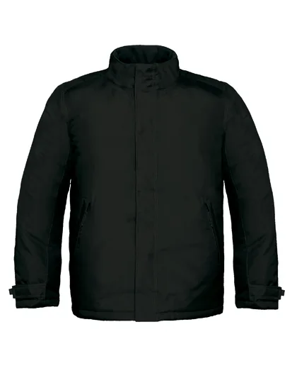 B&C COLLECTION Men's Real+ Jacket with Hidden Hood