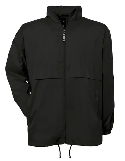 B&C COLLECTION Water-Repellent Nylon Taffeta Jacket with Hood