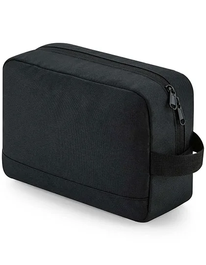 BagBase Recycled Essentials Toiletry Bag 600D Polyester