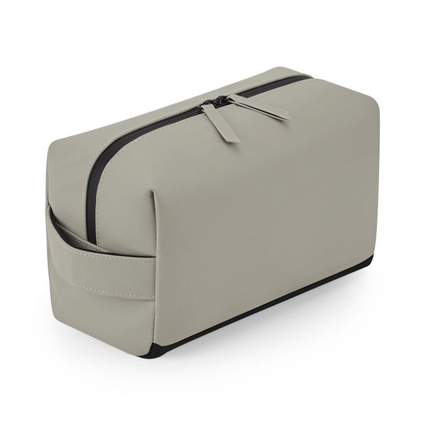 BagBase Matte PU Kulturtasche mit Haltegriff