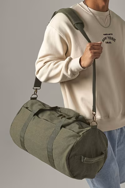 BagBase Vintage Canvas Barrel Tasche mit Gurt