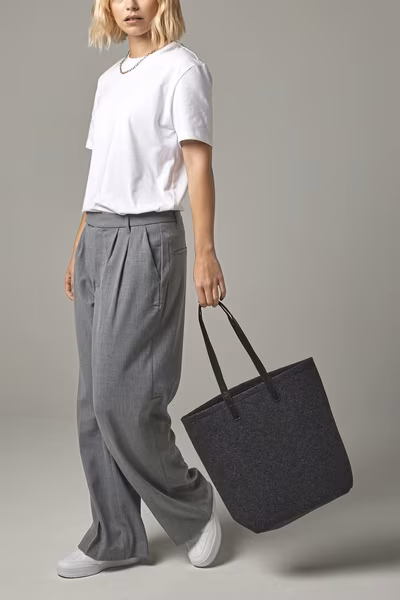 BagBase Premium Felt Bag with PU Straps