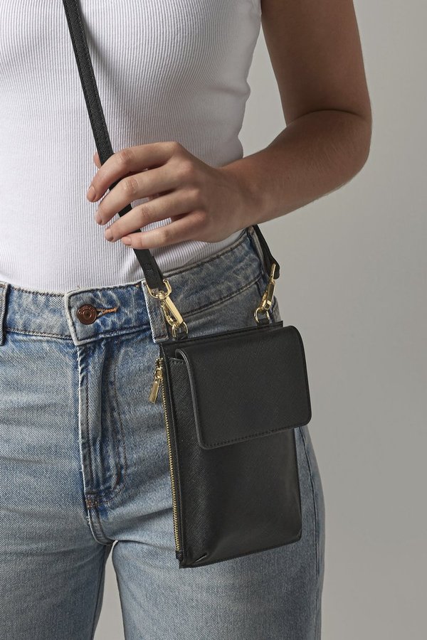 BagBase Boutique Handytragetasche in Lederoptik