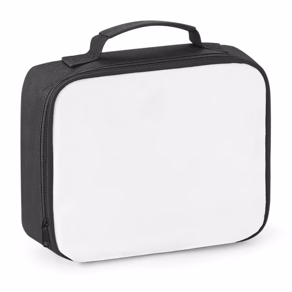 BagBase Insulated Lunch Bag made of Microfibre Black in