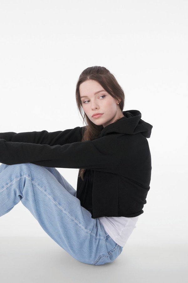 Women´s Cropped Fleece Hoodie