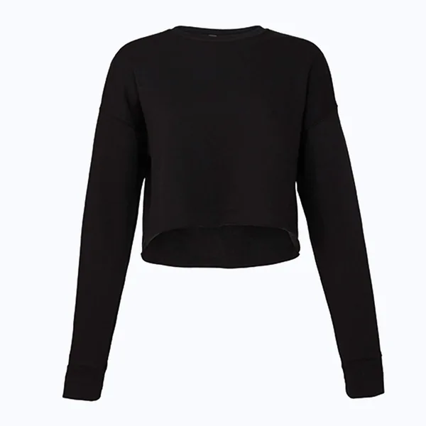 Bella+Canvas Cropped Crew Fleece with Drop Shoulders