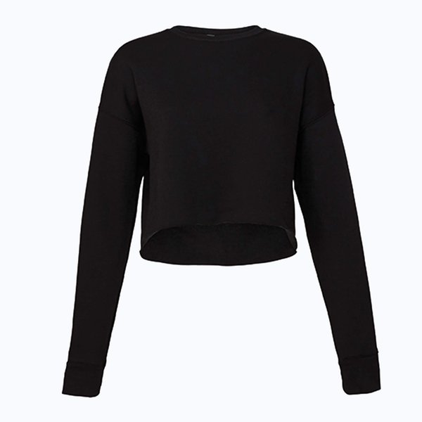 Bella+Canvas Cropped Crew Fleece mit abfallenden Schultern