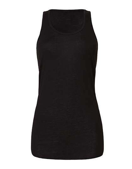Bella+Canvas Flowy Racerback Tank Top mit geketteltem Saum
