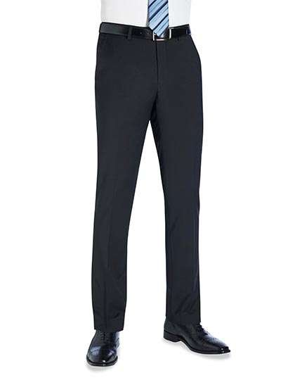 Brook Taverner Slim Fit Hose Cassino aus Wolle-Polyester