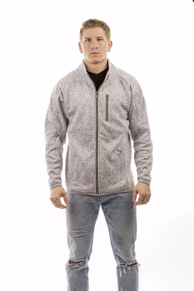 Burnside Giacca in pile con zip da Uomo
