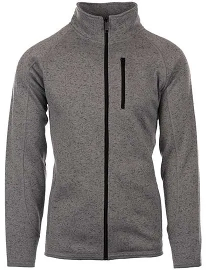 Burnside Giacca in pile con zip da Uomo