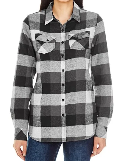 Burnside Camicia di flanella a quadri da Donna